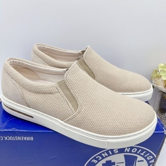 Birkenstock Oswego Casual Shoe Loafer Sandcastle Canvas Womens EU 36 US 5- 5.5 - Picture 4 of 11